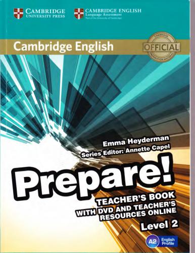 Prepare! 2 Teacher's book