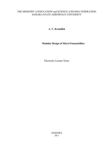 Modular Designer of Micro/Nanosatellites