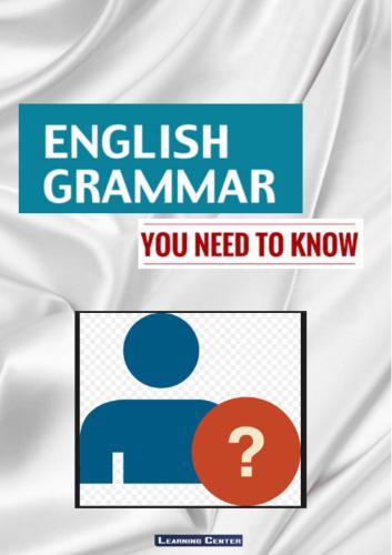 English Grammar - You need to know