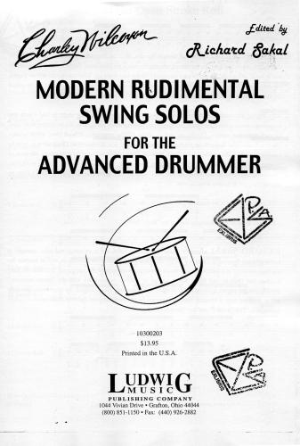 Modern Rudimental Swing Solos for the Advanced Drummer