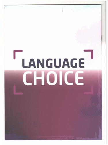 Choices Russia. Intermediate Language Choice