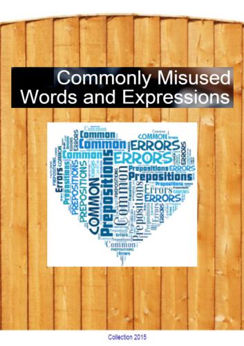 Commonly Misused Words and Expressions