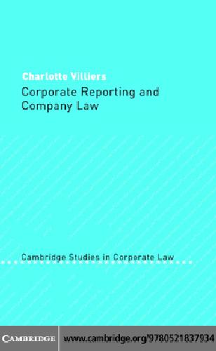 Corporate reporting law