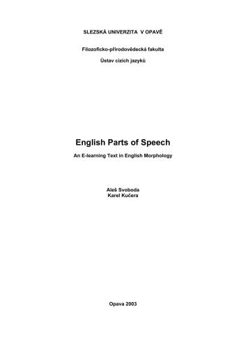 English Parts of Speech