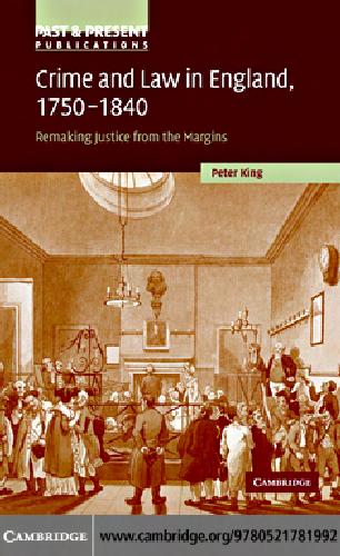 Crime and Law in England, 1750–1840