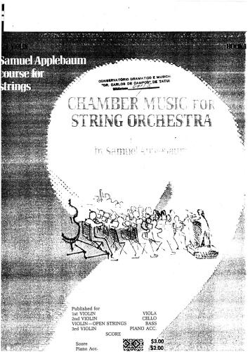 Chamber Music for String Orchestra. Book 1