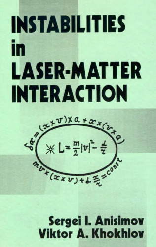 Instabilities in laser-matter interaction