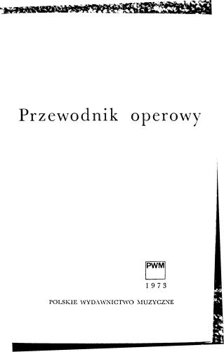 Przewodnik operowy