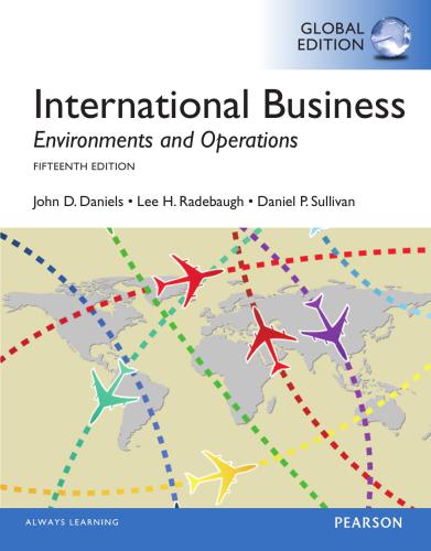 International Business Environments and Operations