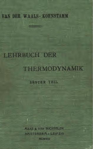 Lehrbuch der Thermodynamik. Erster Teil