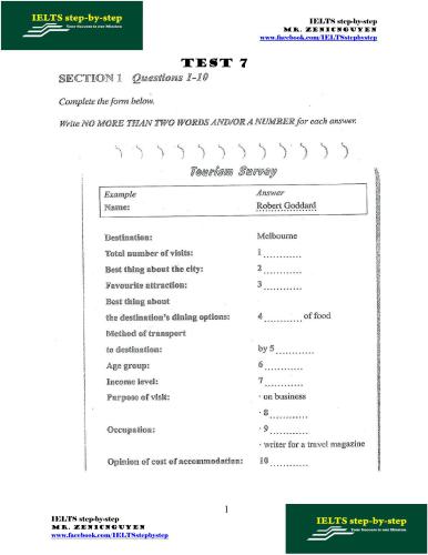 IELTS Listening Recent Actual Test Vol 2