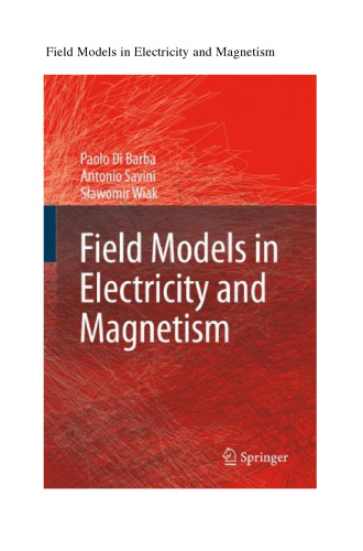 Field Models in Electricity and Magnetism