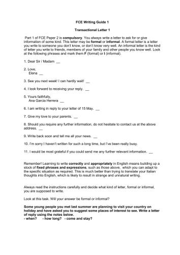 FCE writing instructions 2015