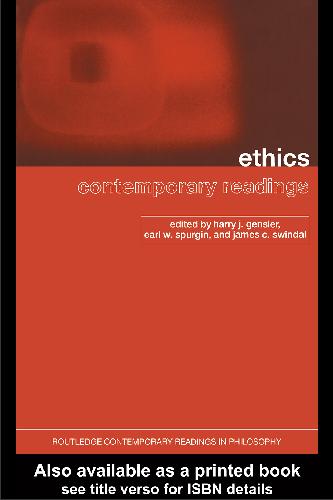Ethics - Contemporary Readings