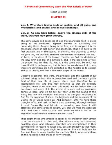 Commentary upon the First Epistle of Peter. Part 2