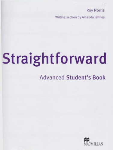 Straightforward Advanced. Student's Book