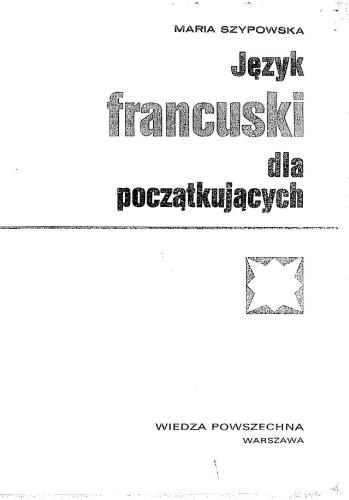 Język francuski dla początkujących