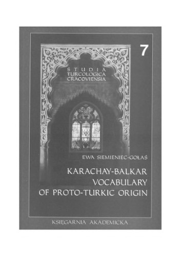 Karachay-Balkar vocabulary of proto-Turkic origin