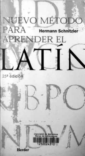 Nuevo metodo para aprender el Latin