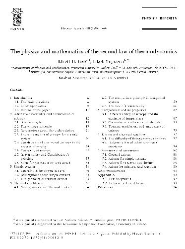 Physics and mathematics of the 2nd law of thermodynamics