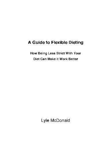 A Guide to Flexible Dieting