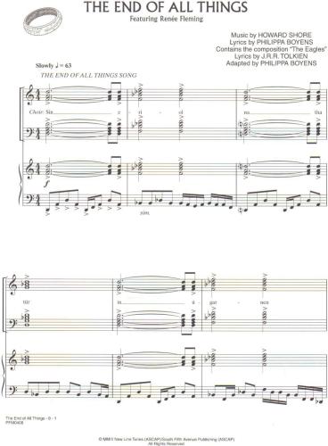 Howard Shore - Lord Of The Rings III - The End Of All Things