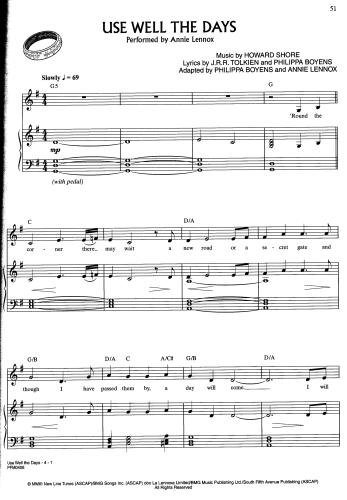 Howard Shore - Lord Of The Rings III - Use Well The Days