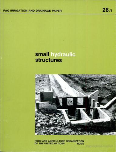 Small Hydraulic Structures Part 26/I