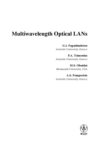 Multiwavelength Optical LANs