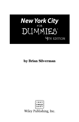 New York City For Dummies