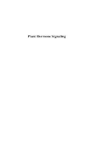 Plant hormone signaling