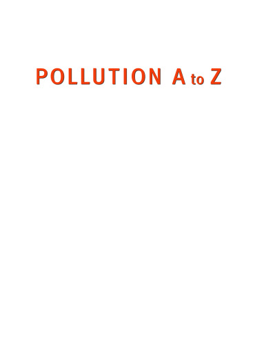 Pollution A to Z (L-Z)