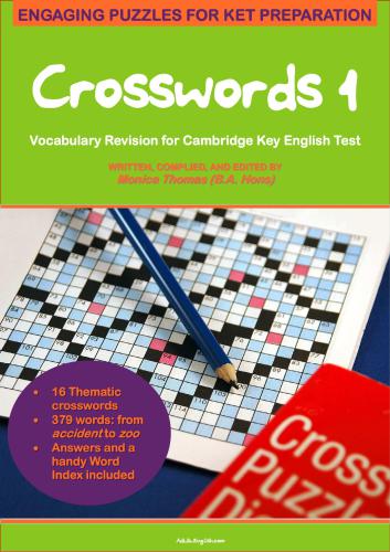 Hons. Engaging puzzles for KET preparation. Crosswords 1. Vocabulary Revision for Cambridge Key English Test