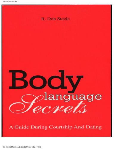 Body Language Secrets: A Guide During Courtship & Dating
