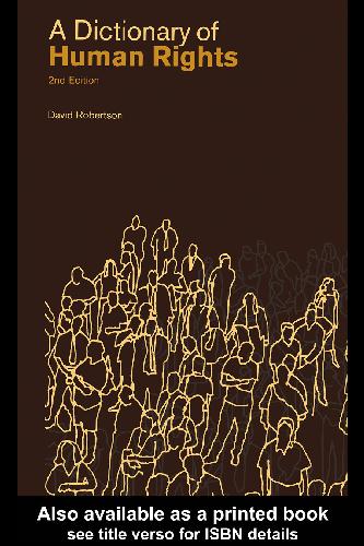 Dictionary of Human Rights, A