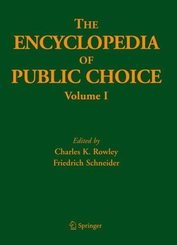 Encyclopedia of public choice