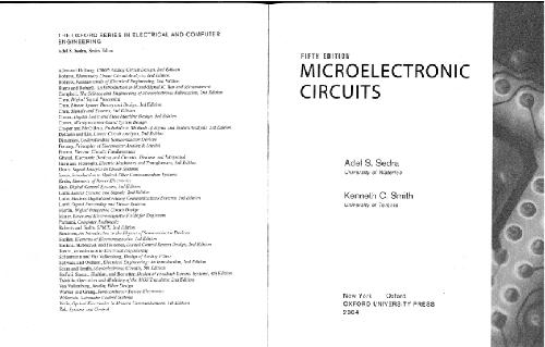 Microelectronic Circuits