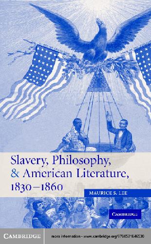 Slavery philosophy american literature