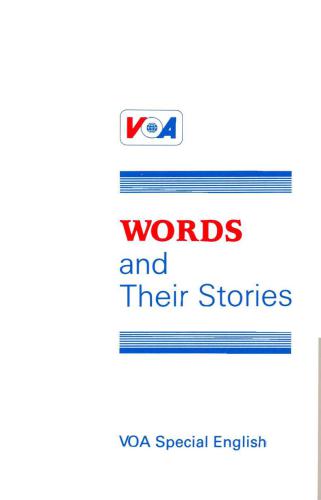 VOA Special English. Words and Their Stories