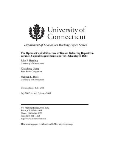The optimal capital structure of banks: Balancing Deposit Insurance, Capital Requirements and Tax-Advantaged Debt