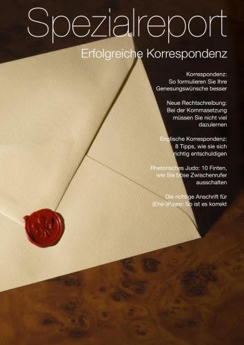 Spezialreport - Erfolgreiche Korrespondenz