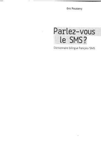 Dictionnaire français sms