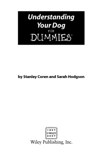 Understanding Your Dog for Dummies