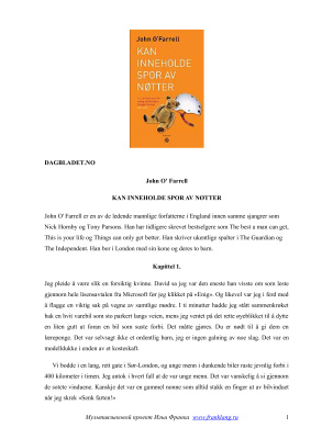 Kan inneholde spor av nøtter