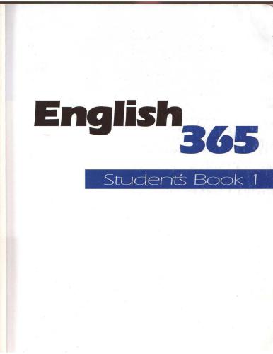 English 365. Level 1. Student and teacher's book