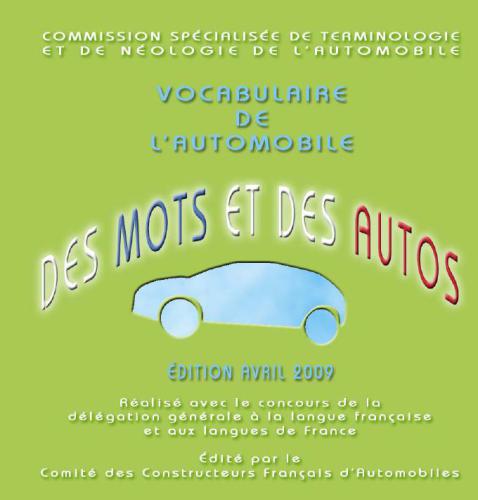 Vocabulaire de l'automobile