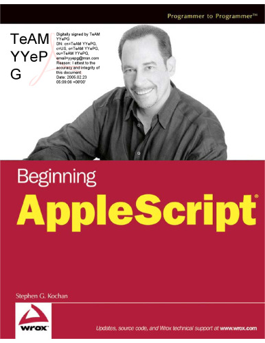 Beginning AppleScript