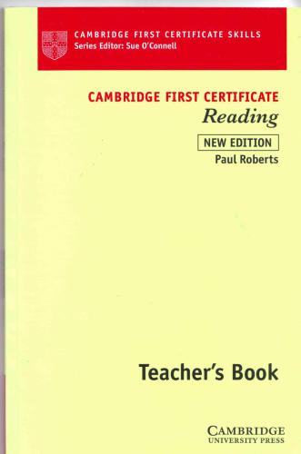 Cambridge First Certificate Reading (Student book+Teaching book)
