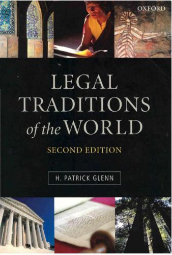 Legal Traditions of the World
