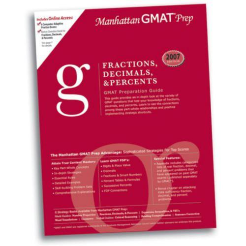 Fractions, Decimals, and Percent GMAT Preparation Guide Manhatten GMAT Prep